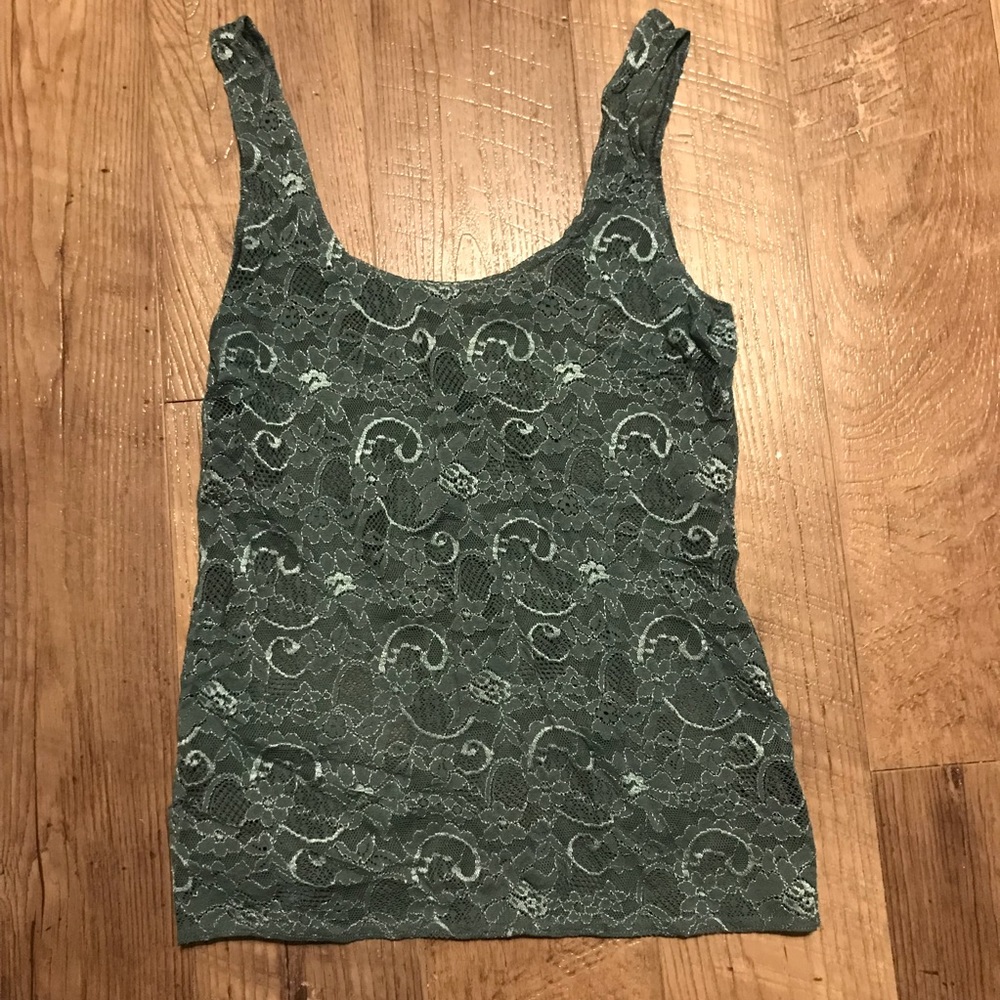 Talula L Tank with Lace Detail